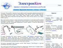 Tablet Screenshot of electroncom.ru
